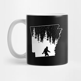 Arkansas Bigfoot Gift Mug